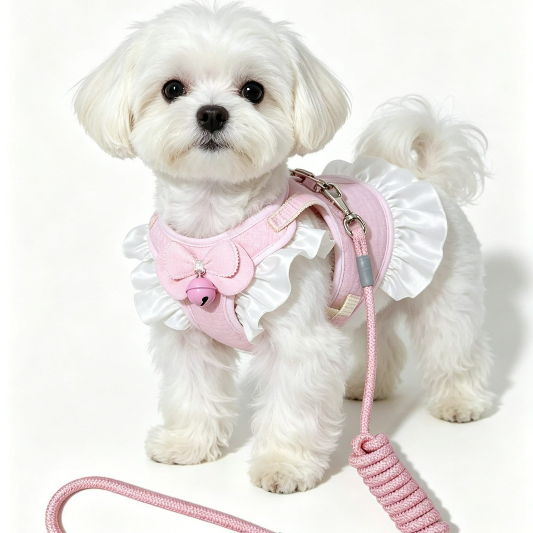 Cartoon Pet Harness and Leash  - No Pull Dog Harness avaliação e preço