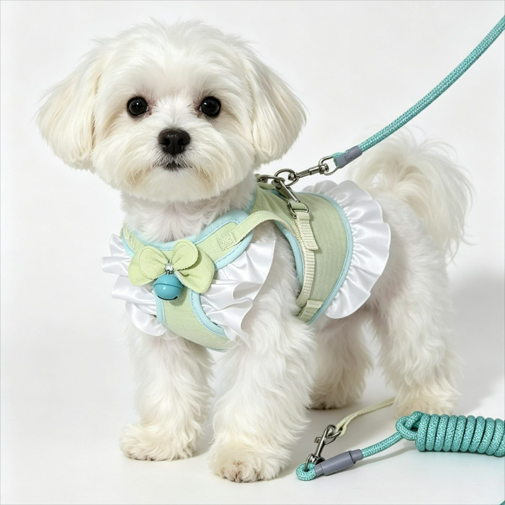Cartoon Pet Harness and Leash  - No Pull Dog Harness avaliação e preço