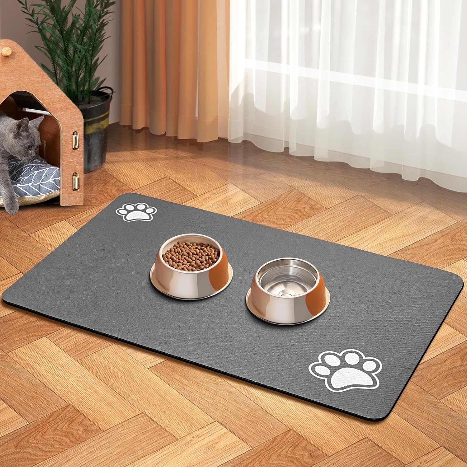 Pet Feeding Mat-Absorbent Dog  - Pet Supplies Is Food avaliação e preço