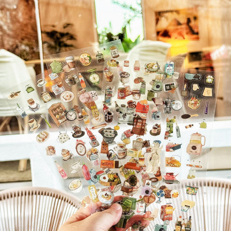 4pcs/lot Cute Snack Stickers,  - Pet Supplies Is Food avaliação e preço
