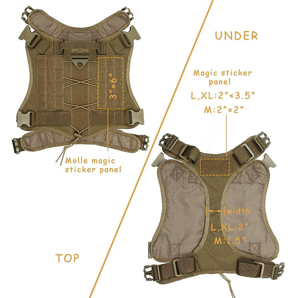 Tactical Dog Harness for Large - No Pull Dog Harness avaliação e preço