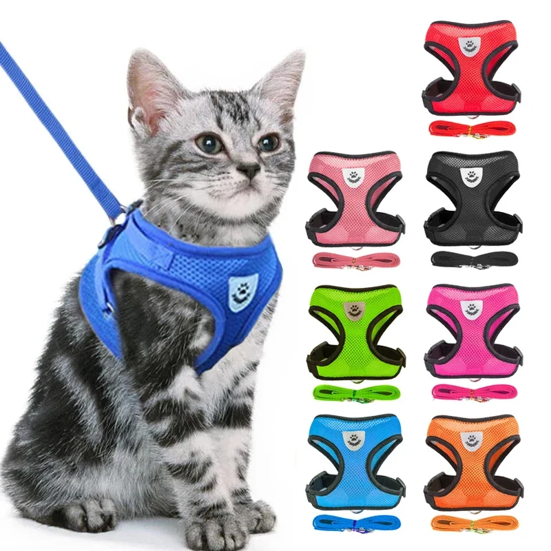 PetHarnessLeash Set -Dog Cat O - No Pull Dog Harness avaliação e preço