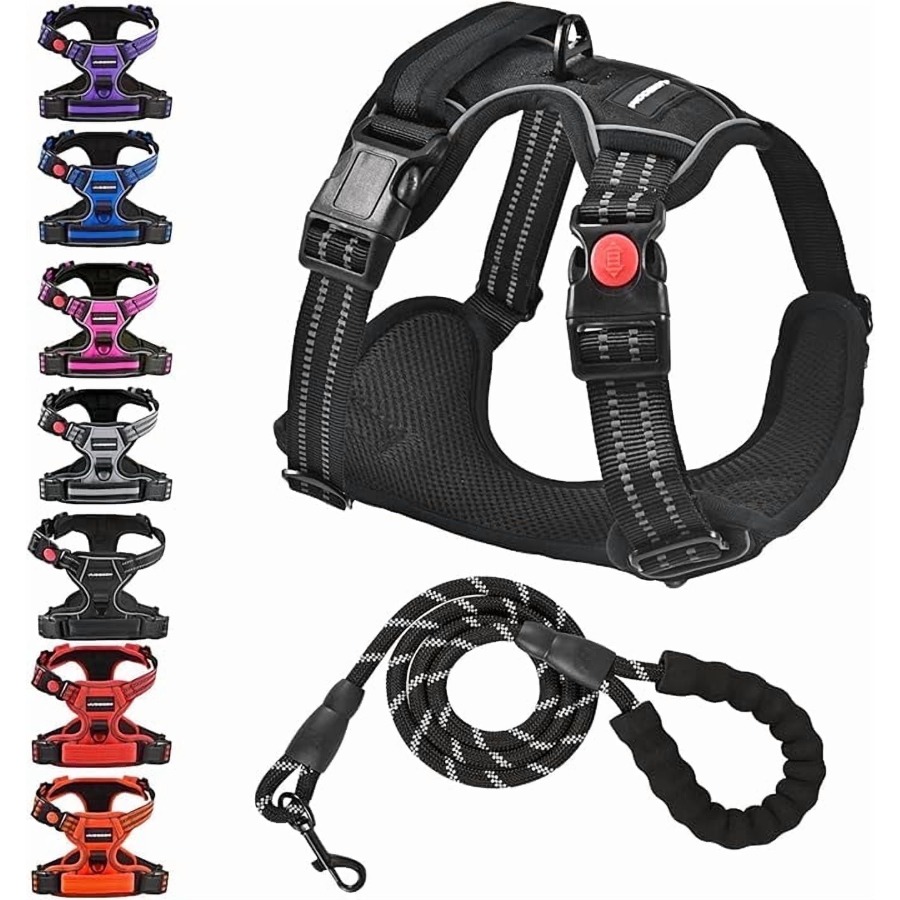 No Pull Dog Harness with A Fre - No Pull Dog Harness avaliação e preço