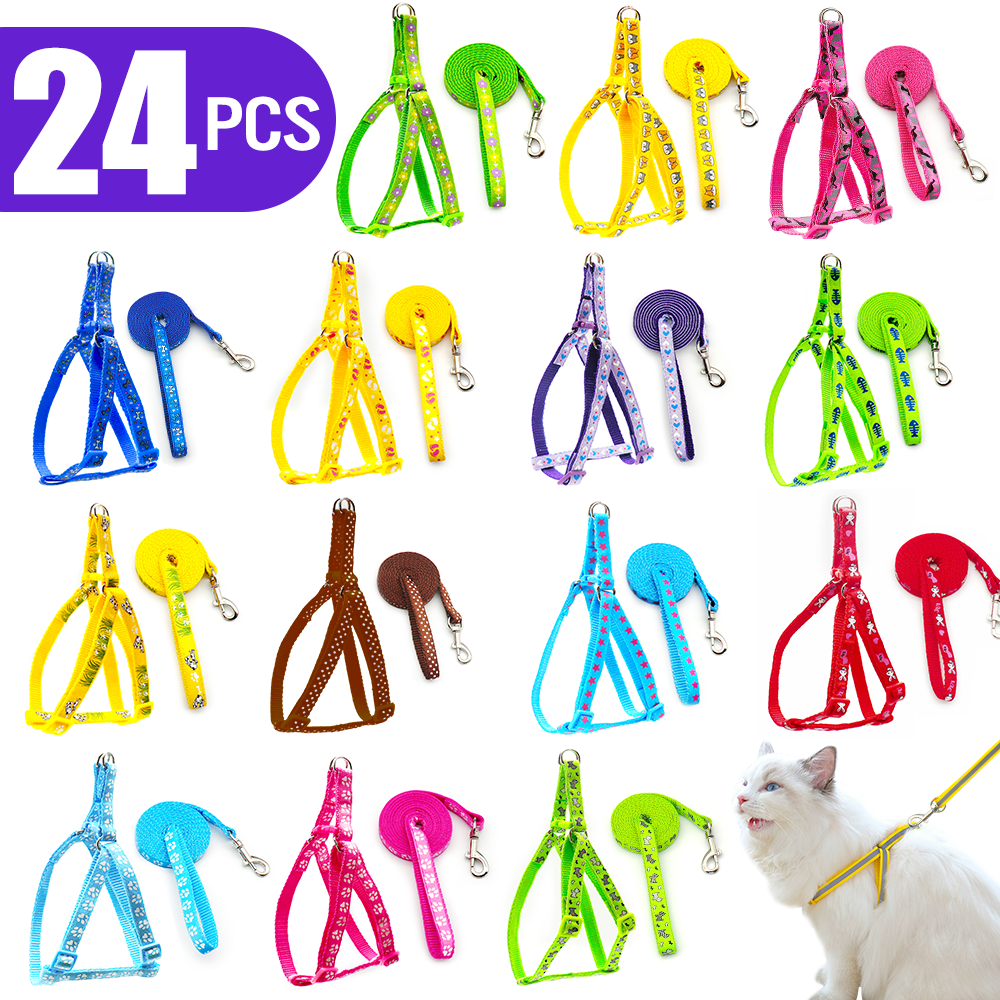 24 Sets Pet Dog Harness No Pul - No Pull Dog Harness avaliação e preço