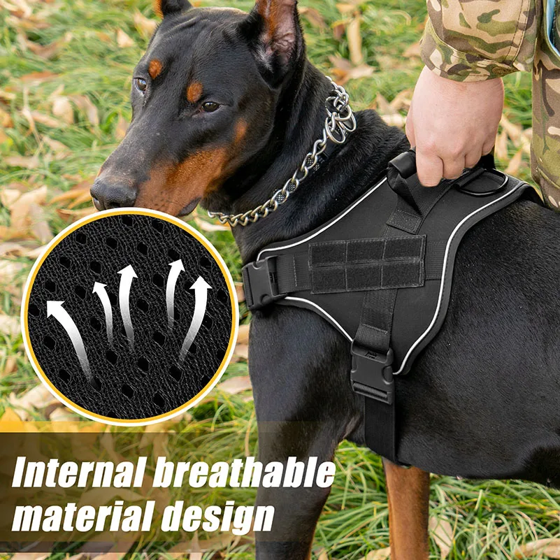 Tactical Dog Harness for Large - No Pull Dog Harness avaliação e preço