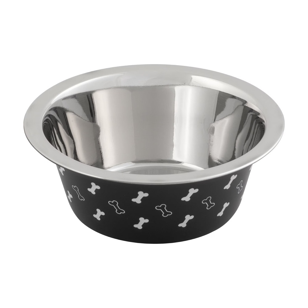 Stainless Steel Dog Bowl with  - Pet Supplies Is Food avaliação e preço