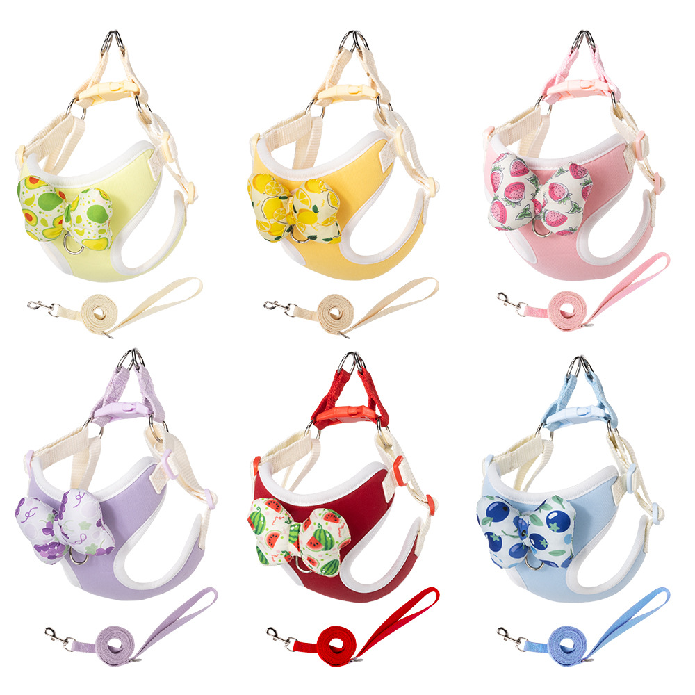 2026 New Harness Leash Set Fru - No Pull Dog Harness avaliação e preço