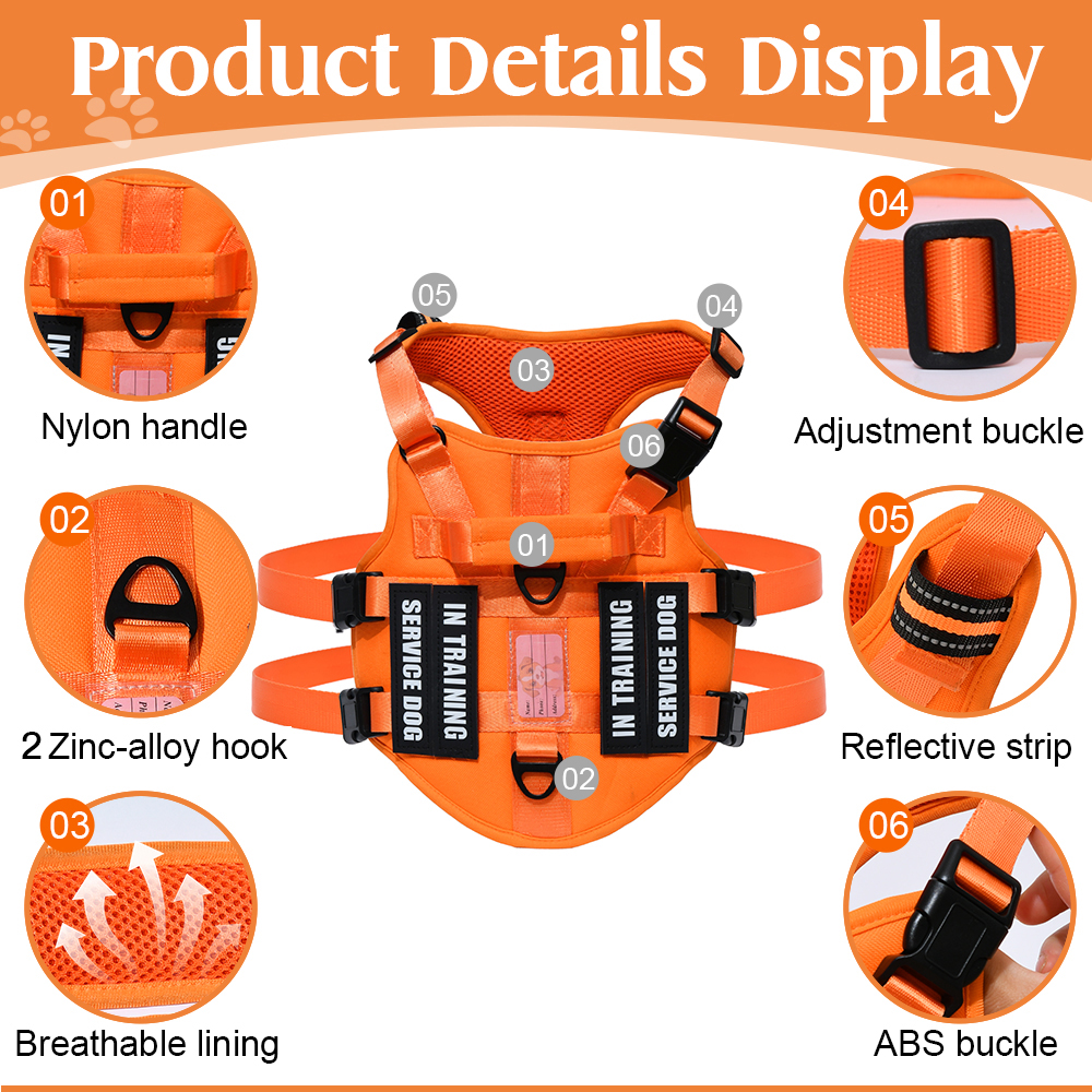 Service Dog Vest No Pull Dog H - No Pull Dog Harness avaliação e preço