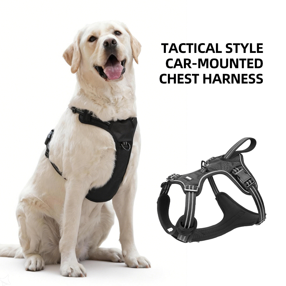 Car Safety Dog Harness for Med - No Pull Dog Harness avaliação e preço