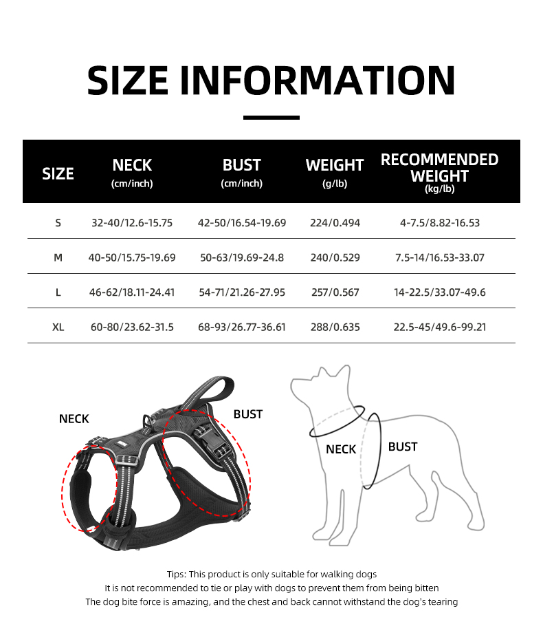 Car Safety Dog Harness for Med - No Pull Dog Harness avaliação e preço