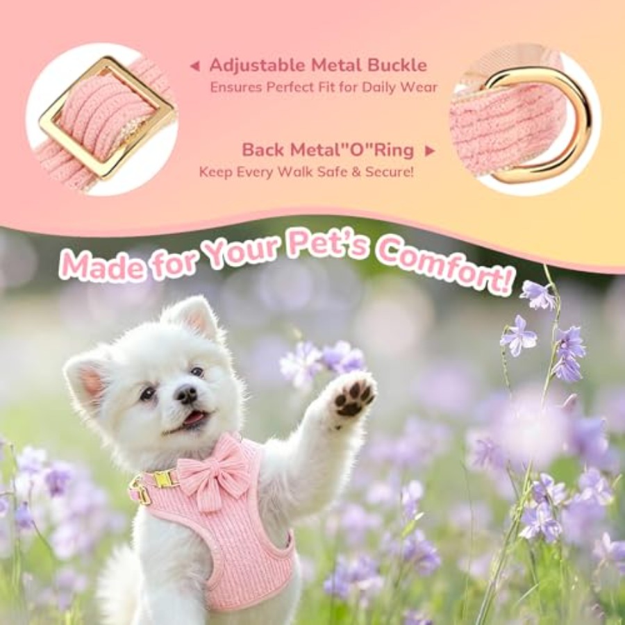 Small Dog Collar Harness and L - No Pull Dog Harness avaliação e preço