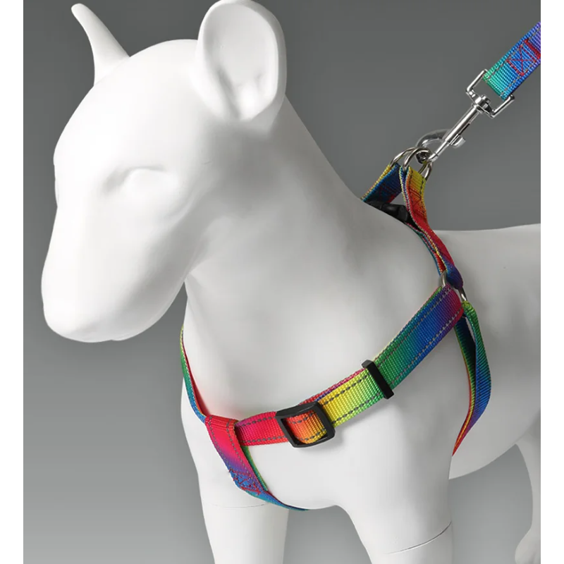 Zhenjia Rainbow Colorful Dog H - No Pull Dog Harness avaliação e preço