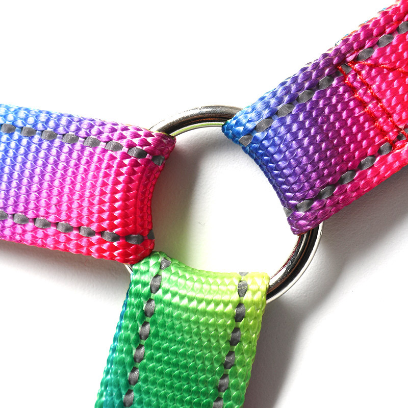 Zhenjia Rainbow Colorful Dog H - No Pull Dog Harness avaliação e preço