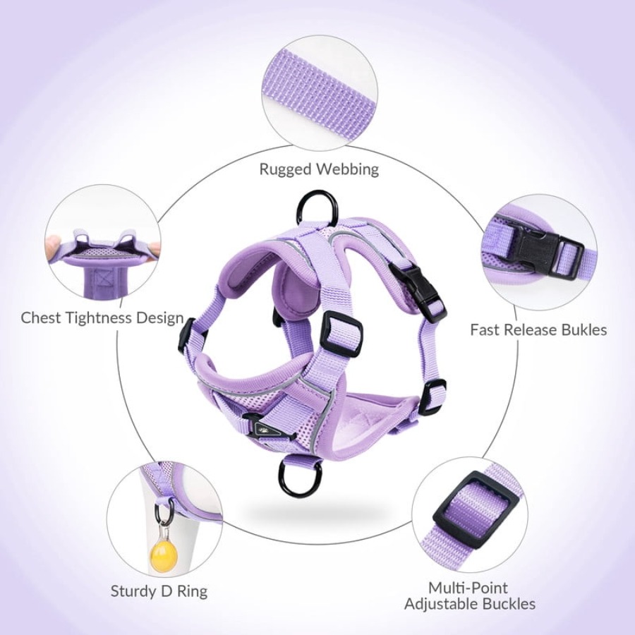 Pet Harness and Leash Set, Adj - No Pull Dog Harness avaliação e preço